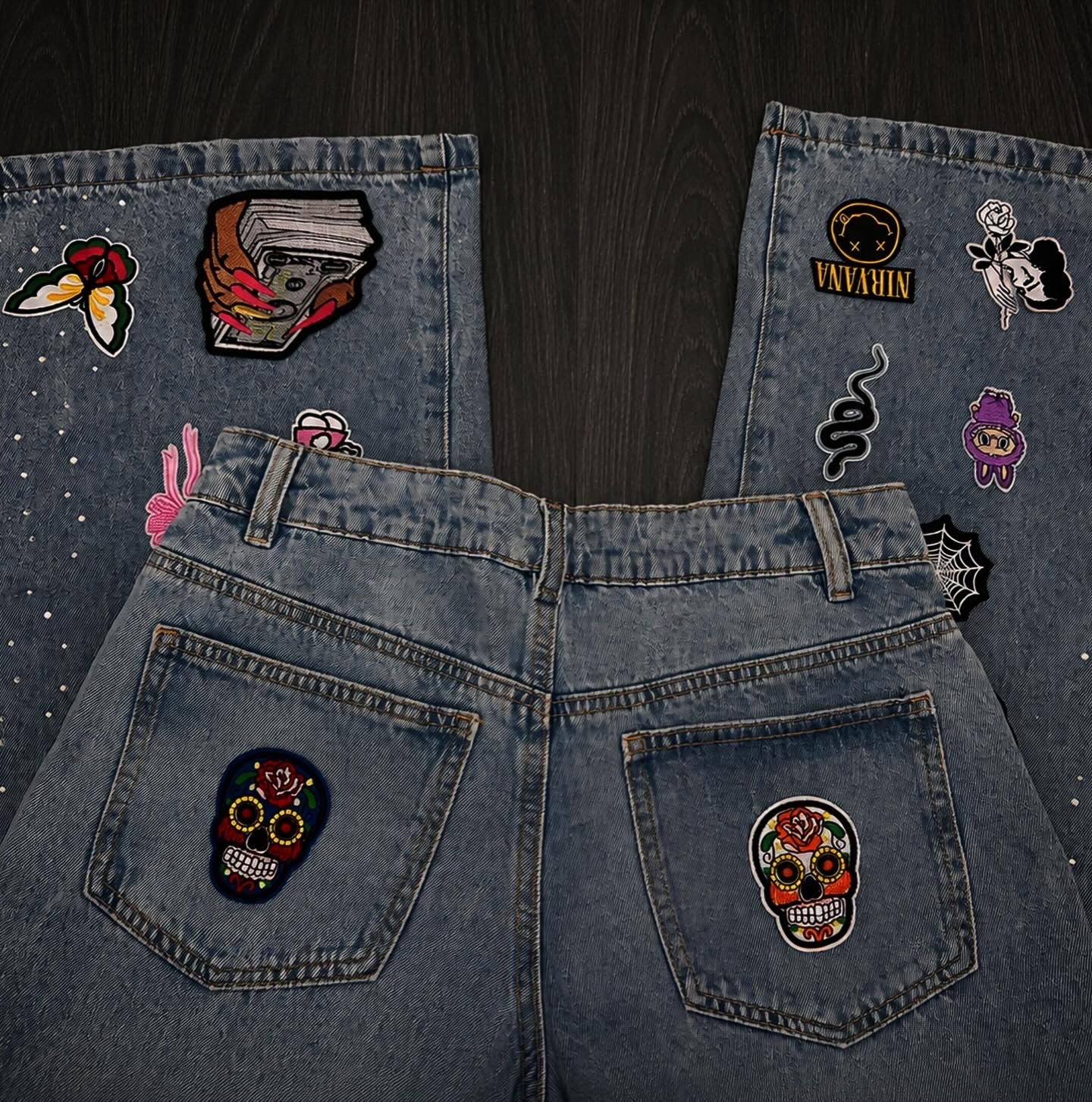 Diamanté Patched JeanZ