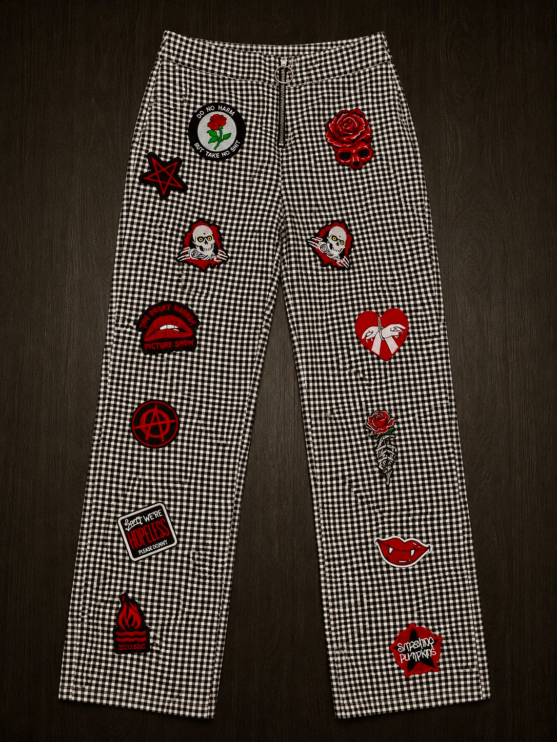 Checkered Patched JeanZ