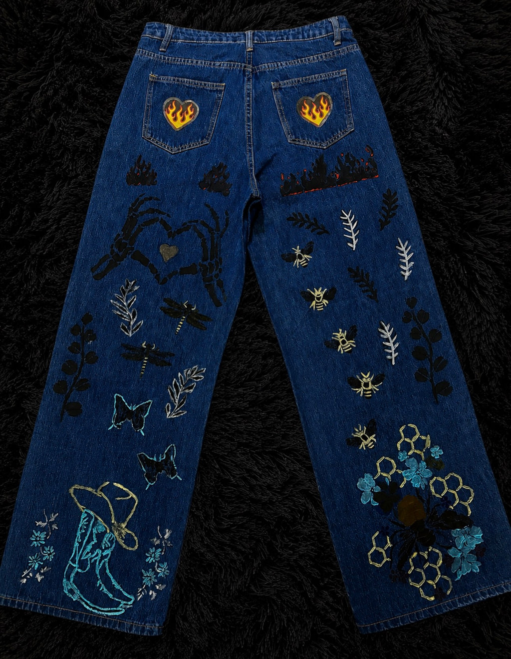 Hand Painted JeanZ