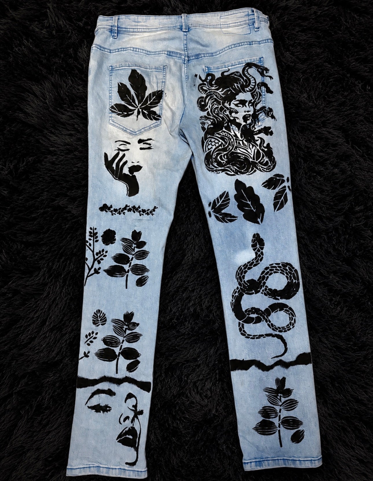 Hand Painted JeanZ